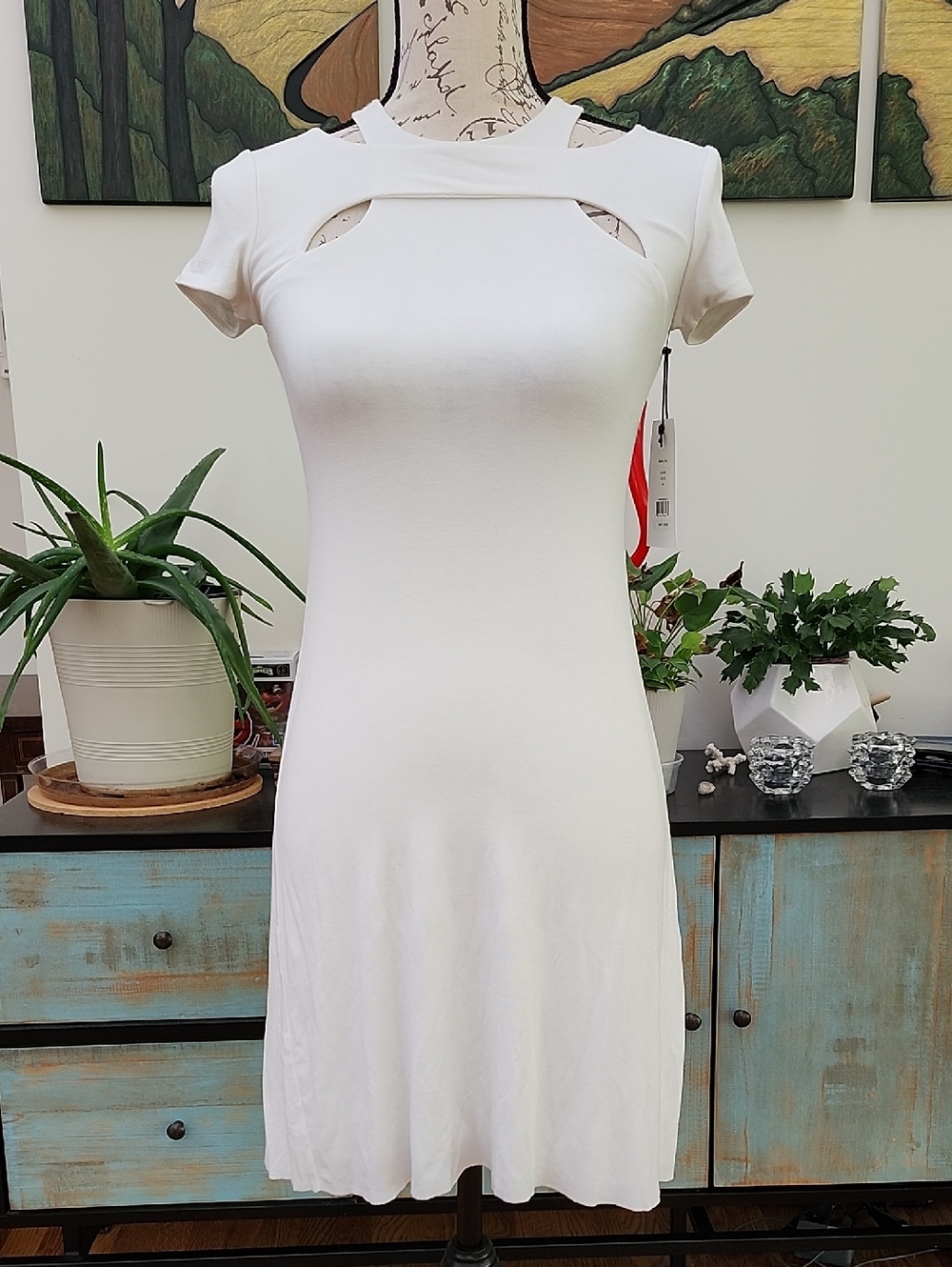 Bailey 44 Daylily Mini Dress in Chalk - NWT
